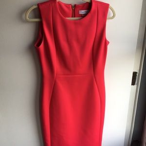 Pink Calvin Klein dress size 6.